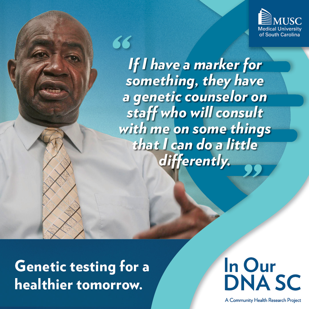 MUSC Health Facebook ad: Your DNA, Your Health