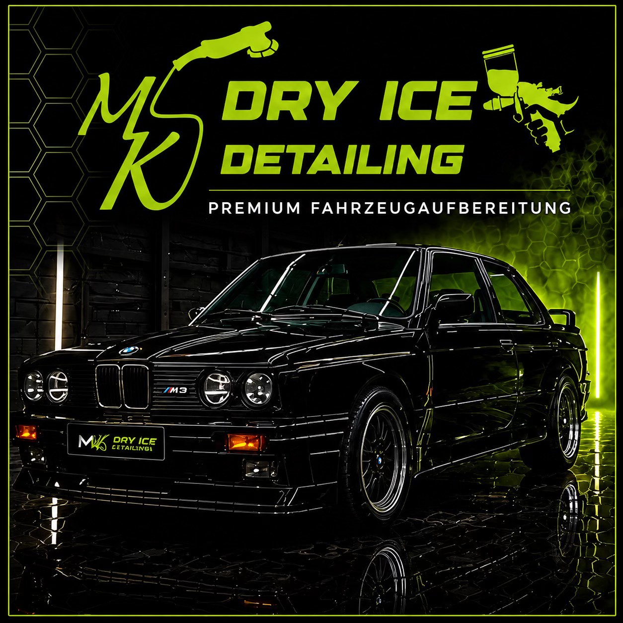 MK Dry Ice Detailing Facebook ad: Mehr Glanz. Mehr Schutz.