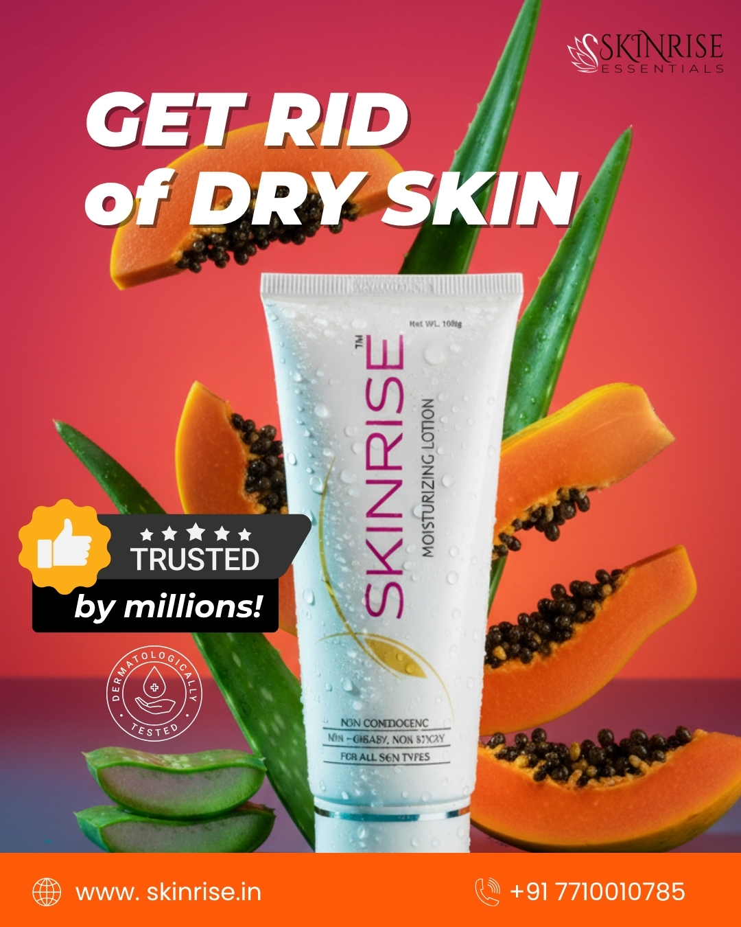 SkinRise Essentials Facebook ad