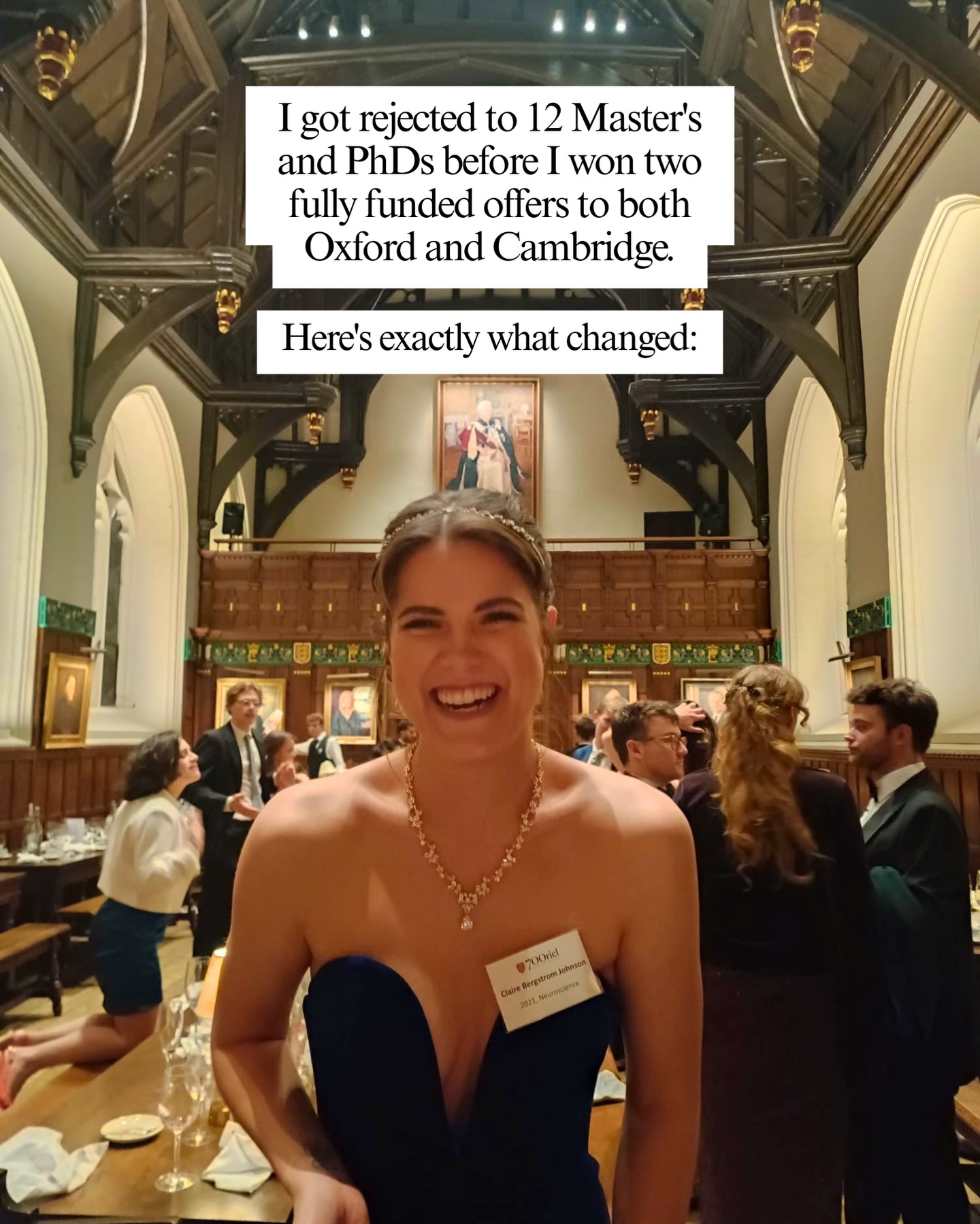 Oxbridge Admissions Club Facebook ad