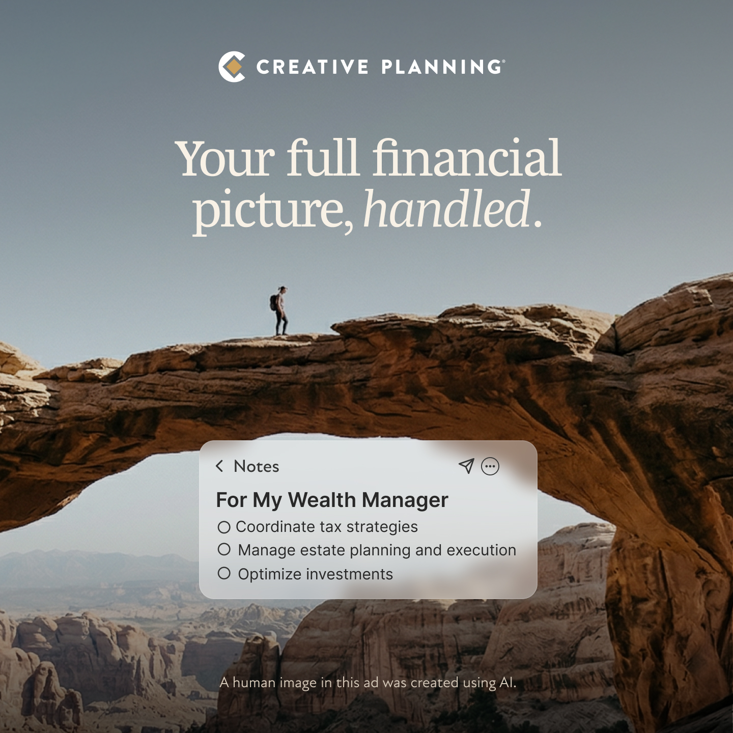 Creative Planning, LLC Facebook ad