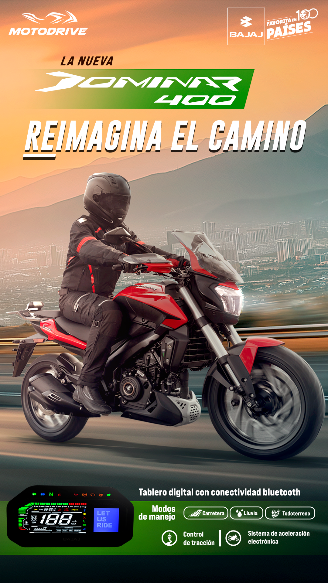 Bajaj Motocicletas Facebook ad from Aug 12, 2026