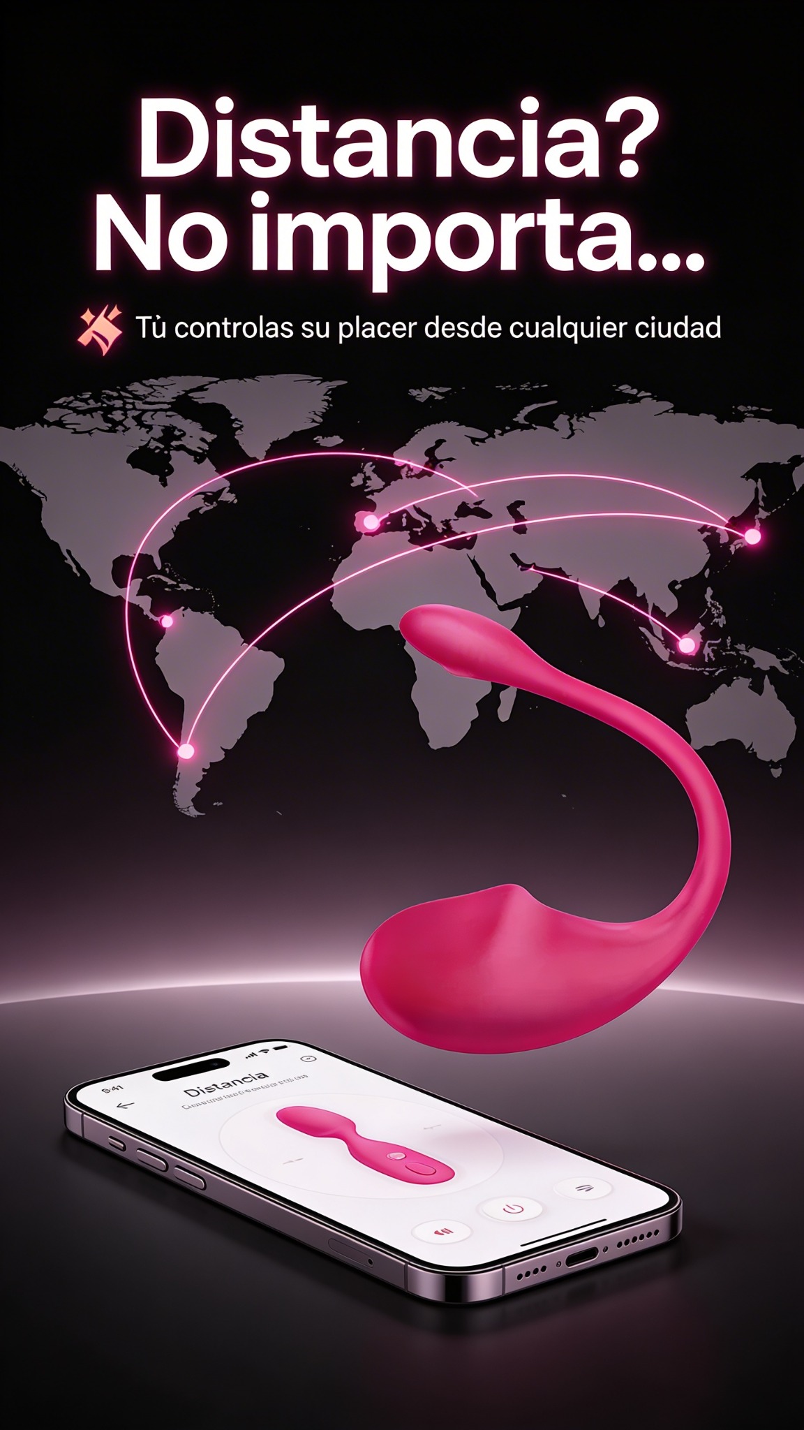 LiXto Online Store Ecuador Facebook ad: Controla su deseo a distancia