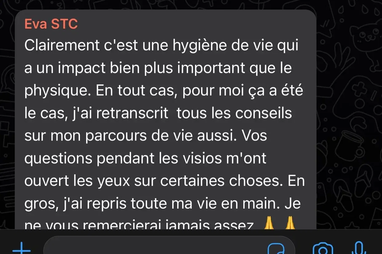 Yuman Coaching Facebook ad: Se réconcilier avec son alimentation