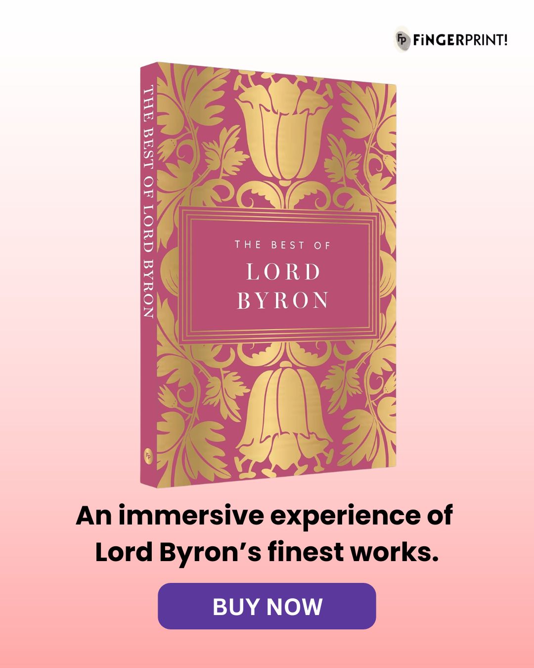 Wonder House Books Facebook ad: Discover Lord Byron's Finest Works