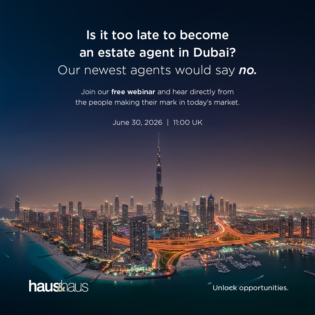 haus & haus Facebook ad: Is it too late to become an estate agent?
