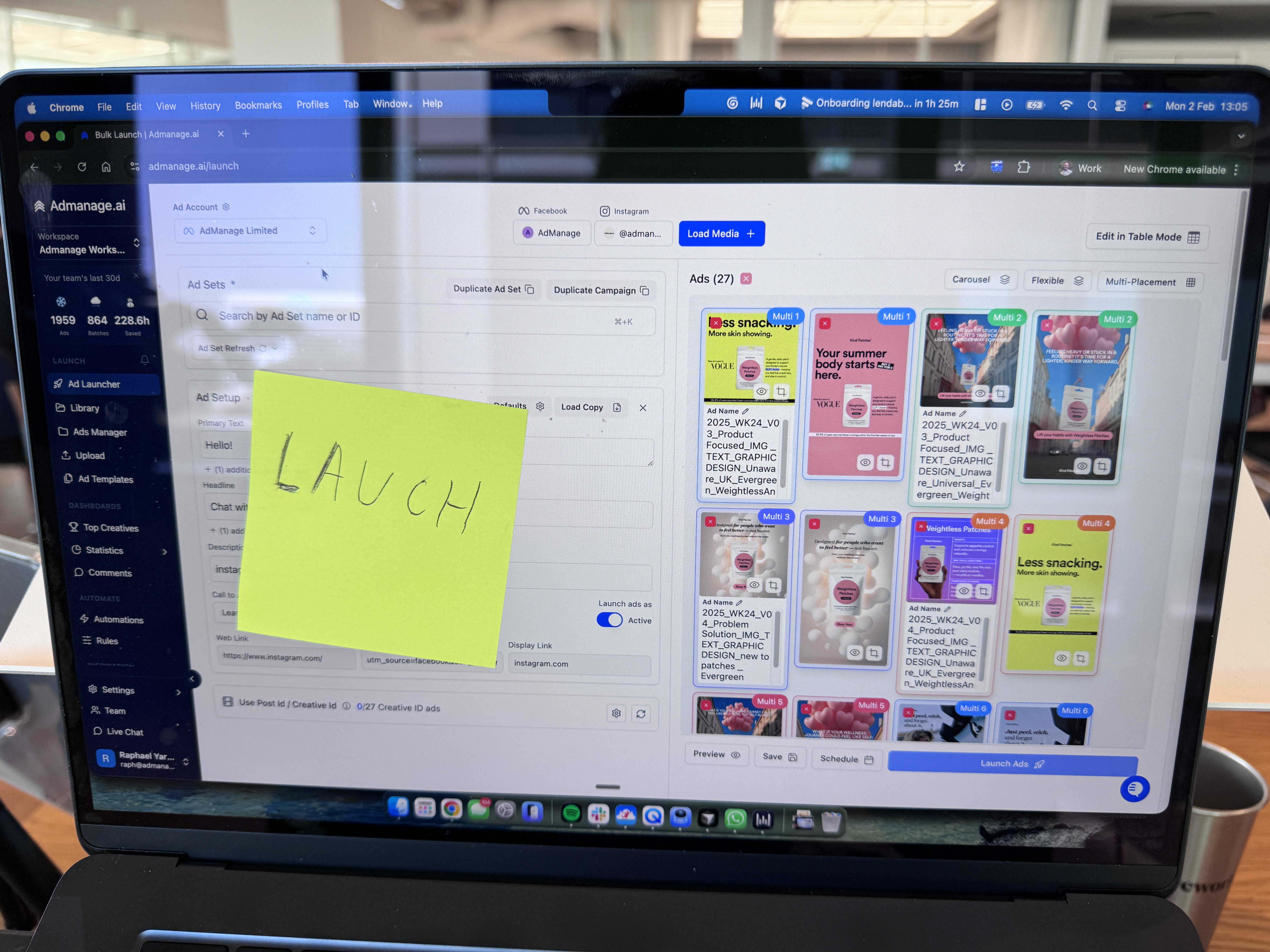 AdManage  Facebook ad