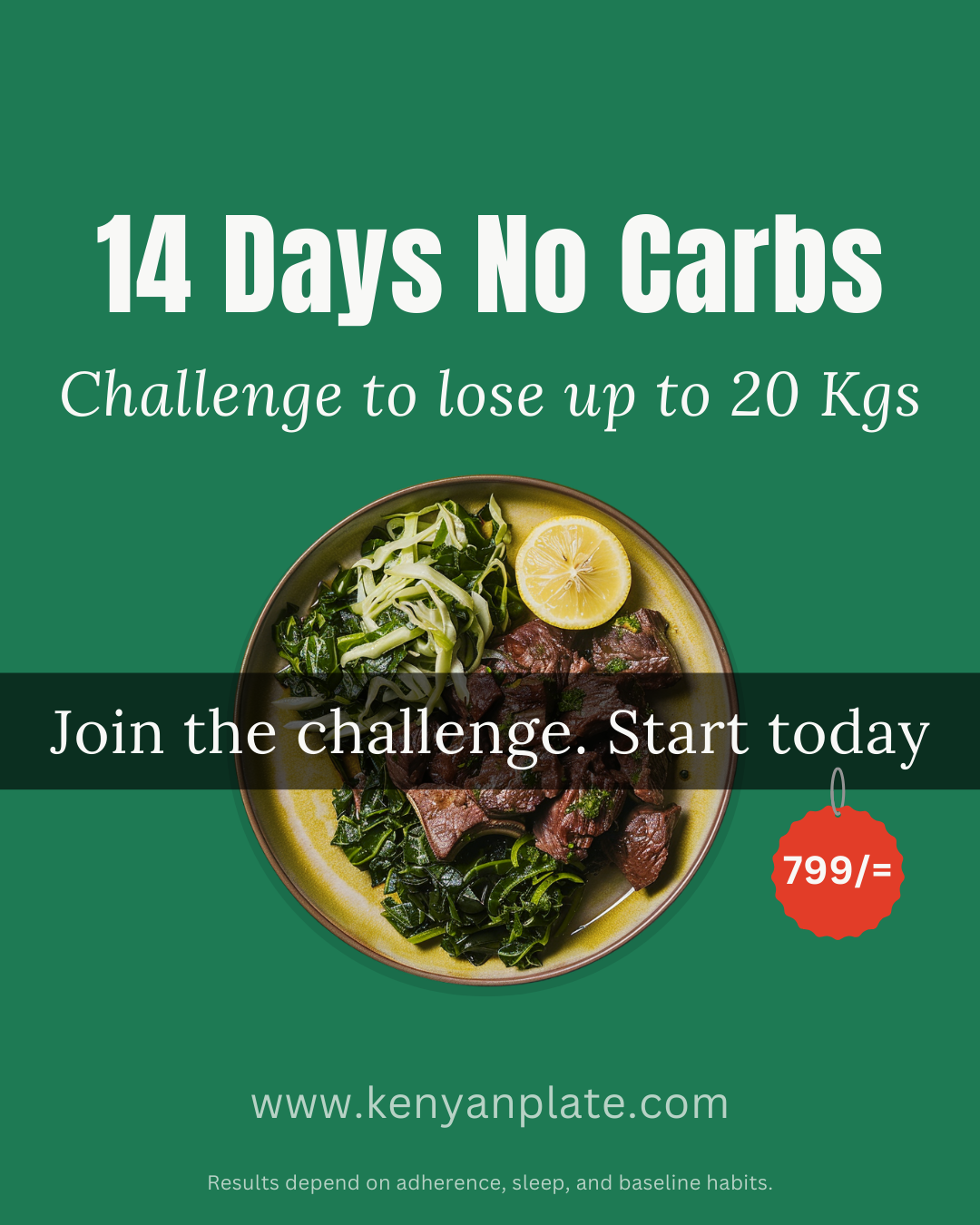 Kenyan Plate Meal Plans and Tips Facebook ad from Jan 26, 2026