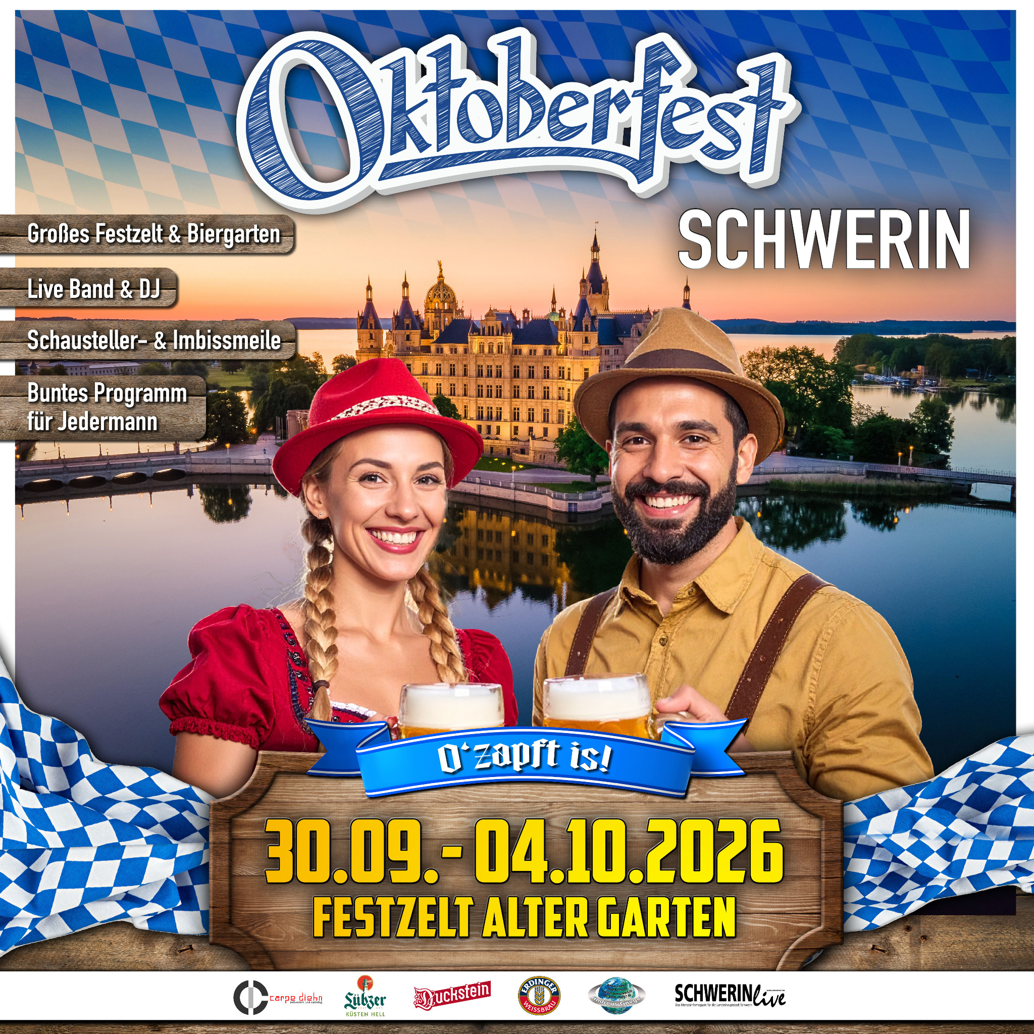 Carpe Diehn Facebook ad: Oktoberfest Schwerin 2026