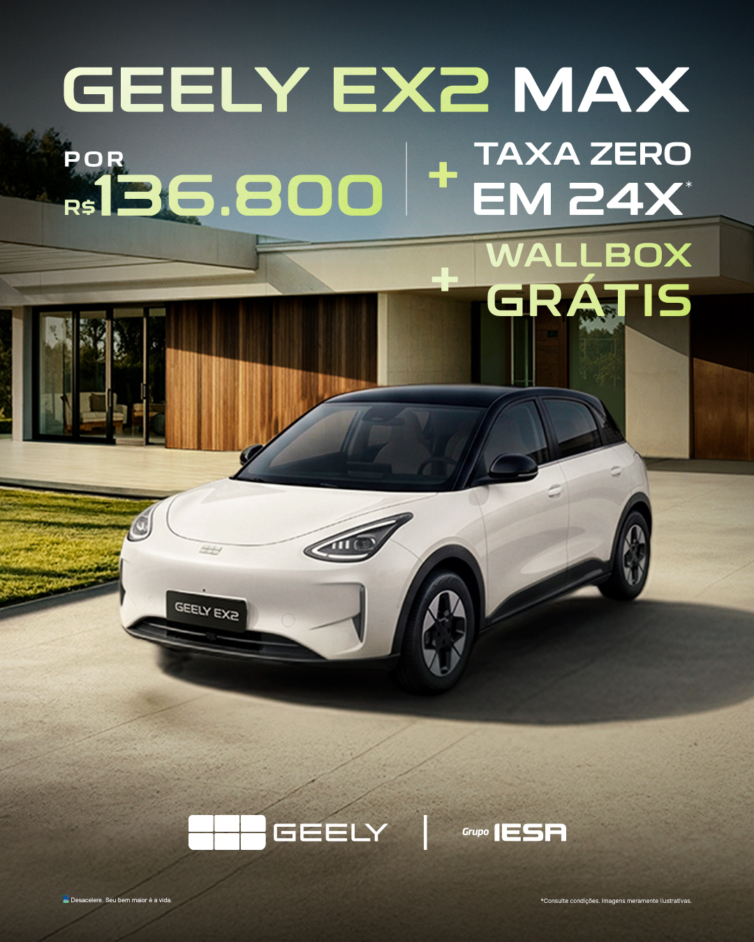 IESA Geely Facebook ad: Fale com um especialista