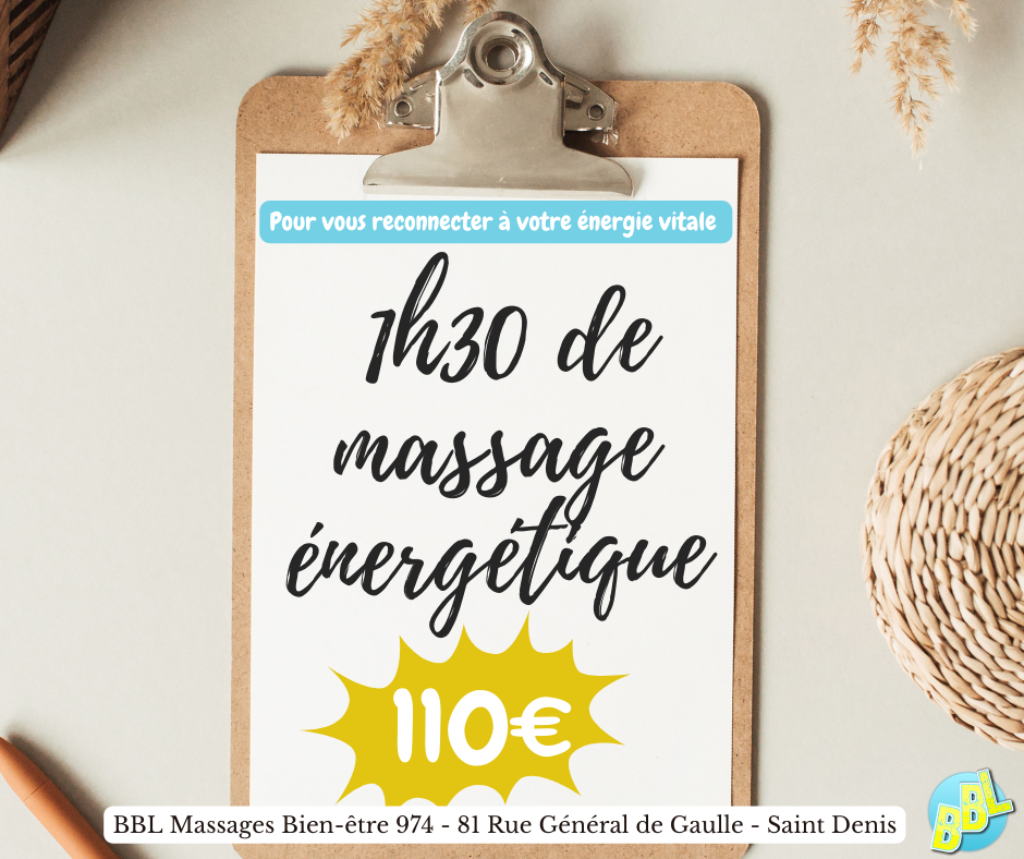 BBL Massages bien-être 974 Facebook ad: Page d'accueil
