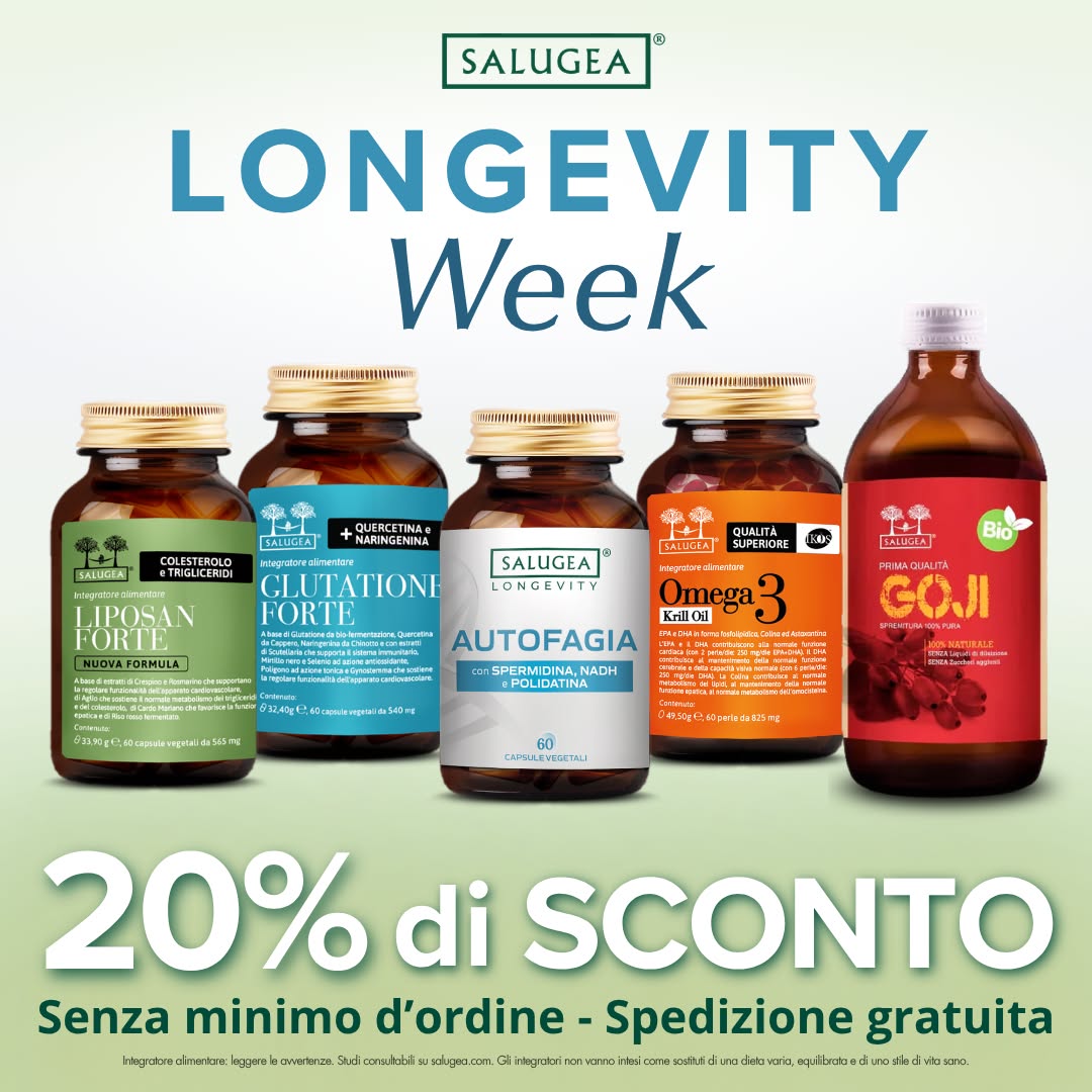 Salugea Facebook ad: Longevity Week Salugea