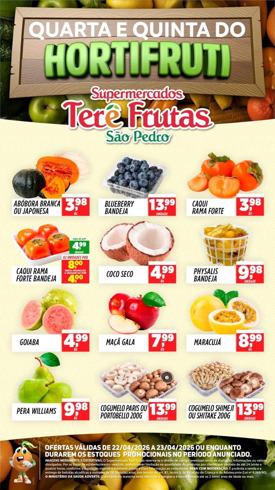 Super Terê Frutas São Pedro Facebook ad