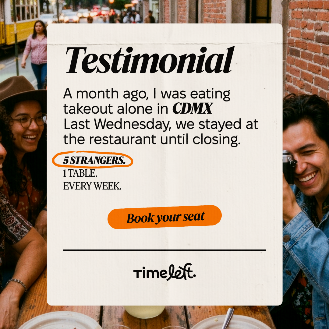 Timeleft Facebook ad
