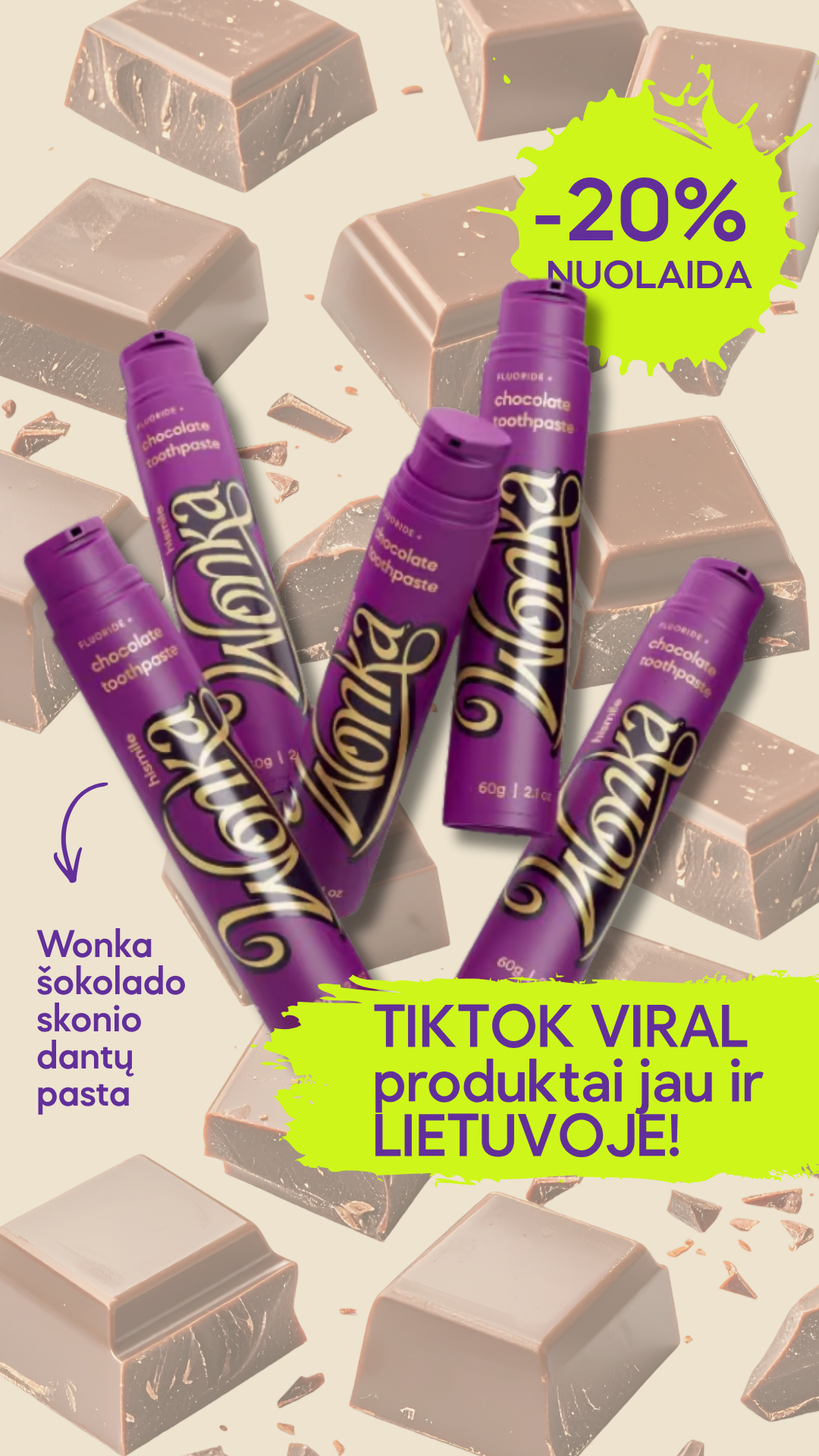 Hismile Baltics Facebook ad