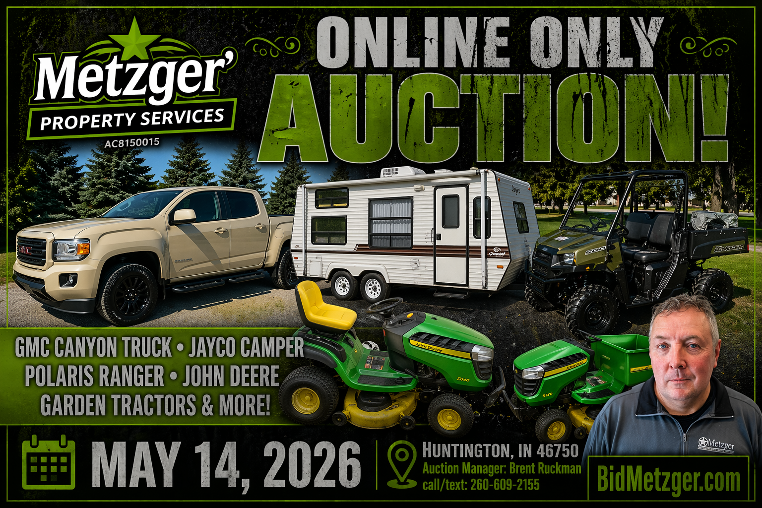 Metzger Auction Facebook ad