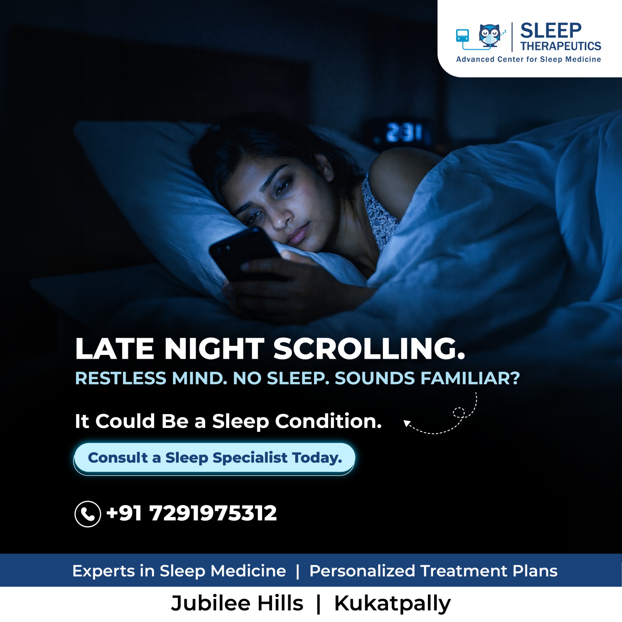Sleep Therapeutics Facebook ad from Mar 25, 2026