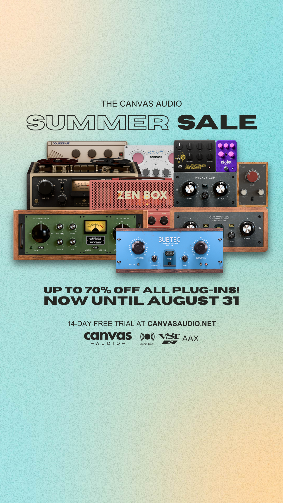 Canvas Audio Facebook ad