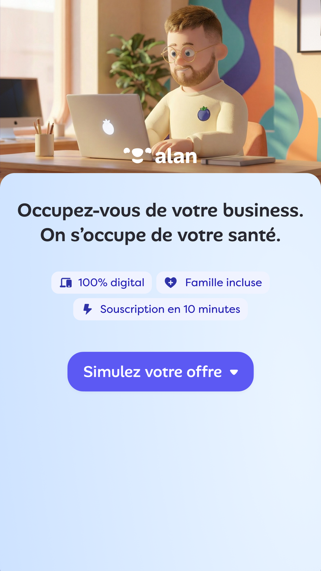 Alan Facebook ad