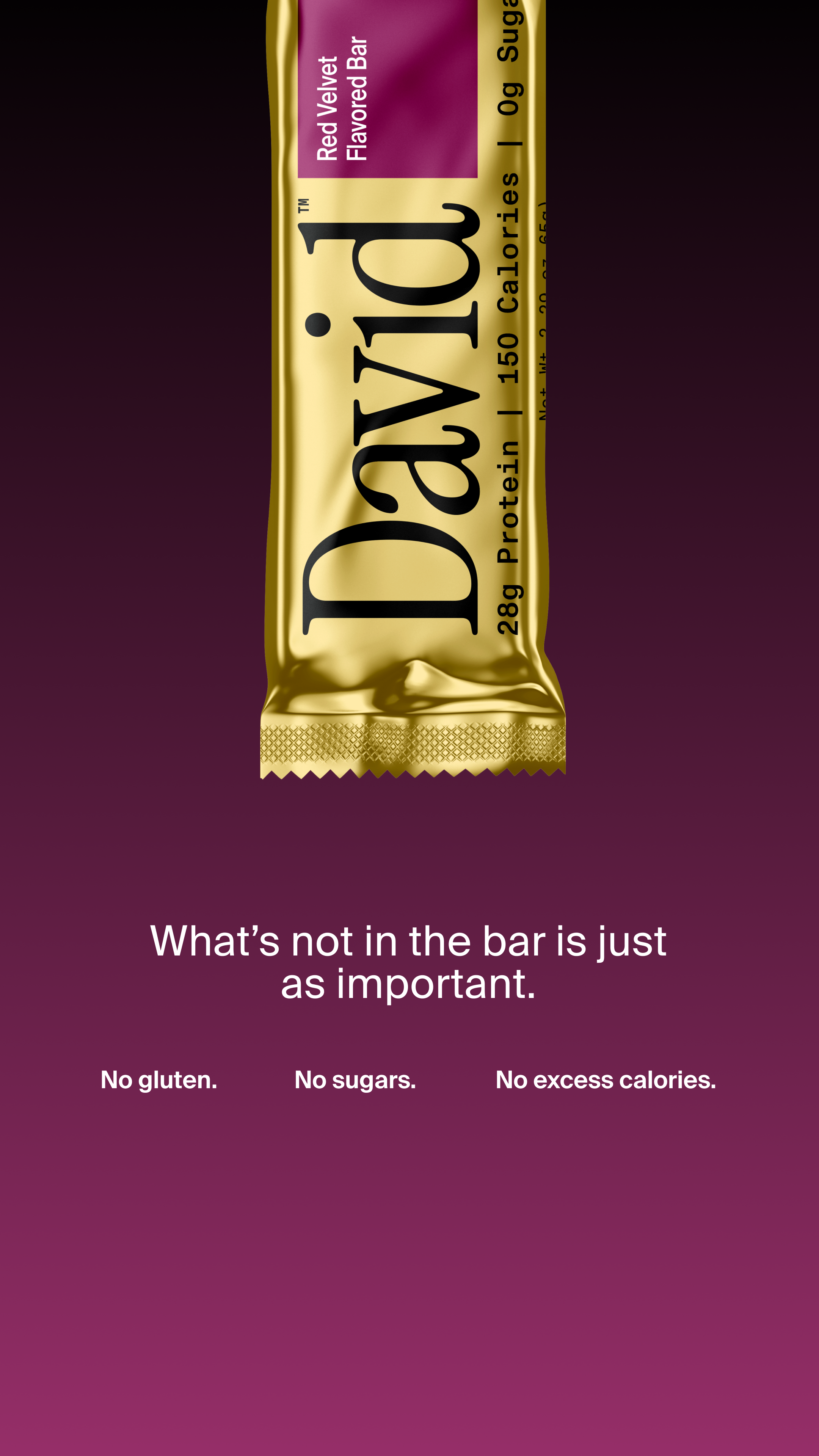 David Protein Facebook ad