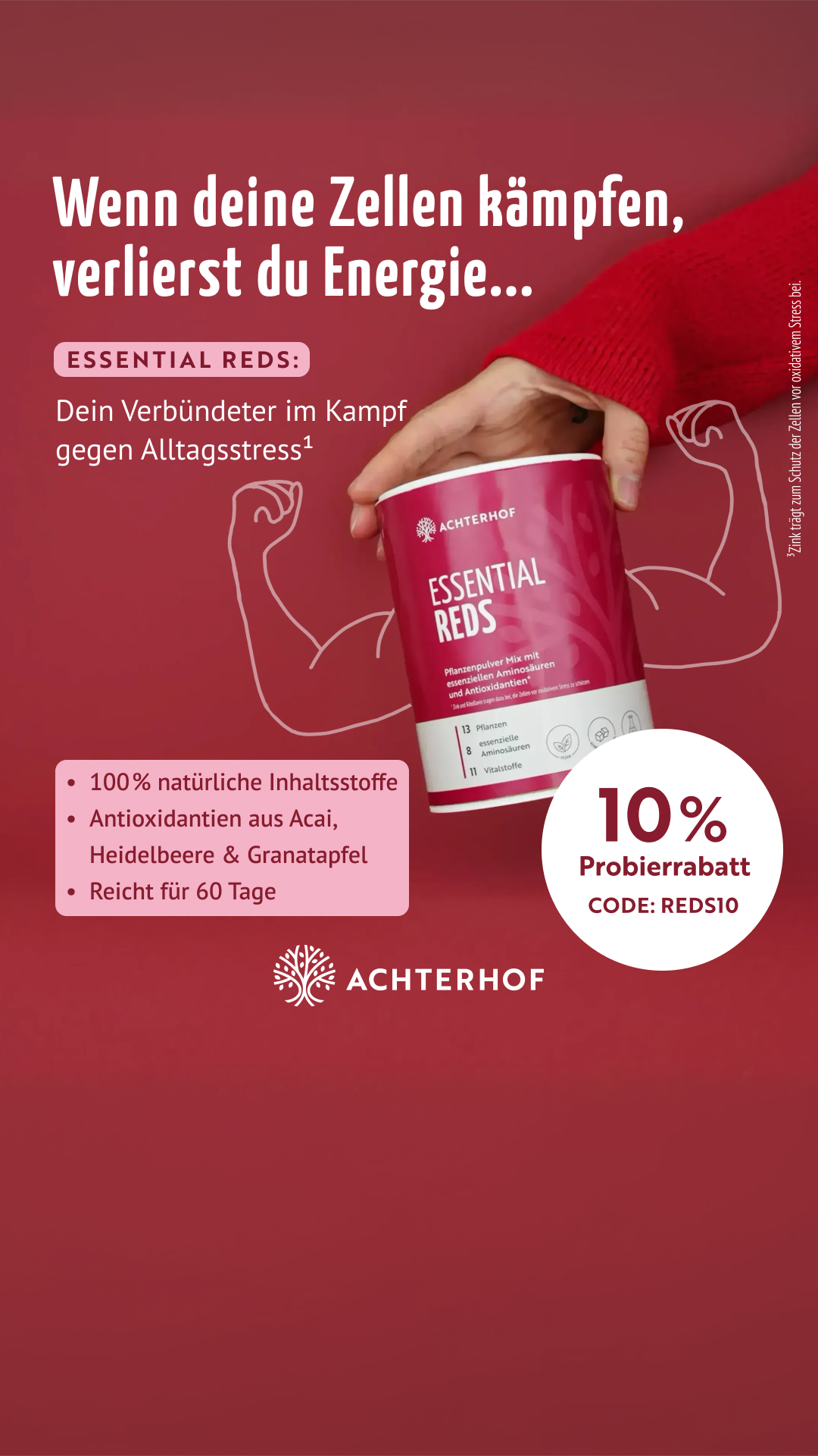 Achterhof Facebook ad from Mar 31, 2026
