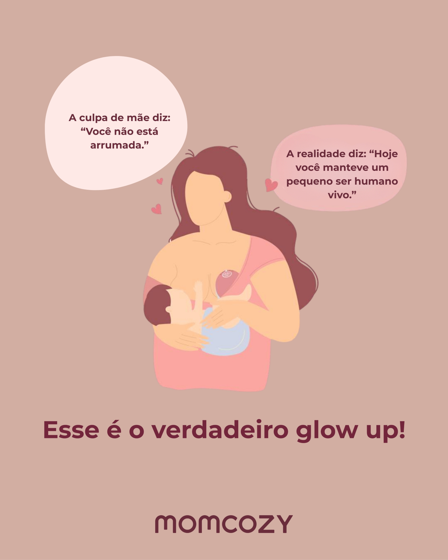 Momcozybr Facebook ad: Alguns dias você sente que está ficando sem…