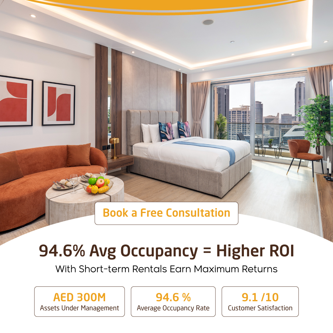 Vogue Vacation Homes Dubai Facebook ad: Interiors That Earn More for You