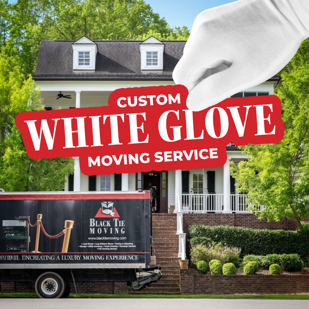 Black Tie Moving Services Facebook ad: Relocate with Precision