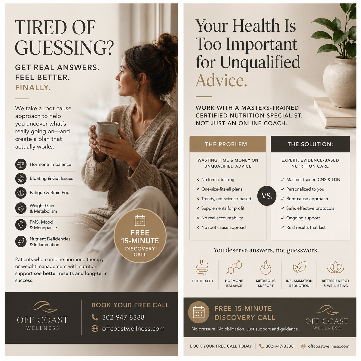 Off Coast Wellness Facebook ad
