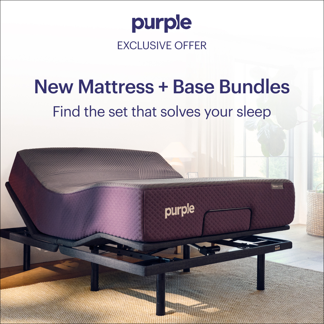 Purple Facebook ad
