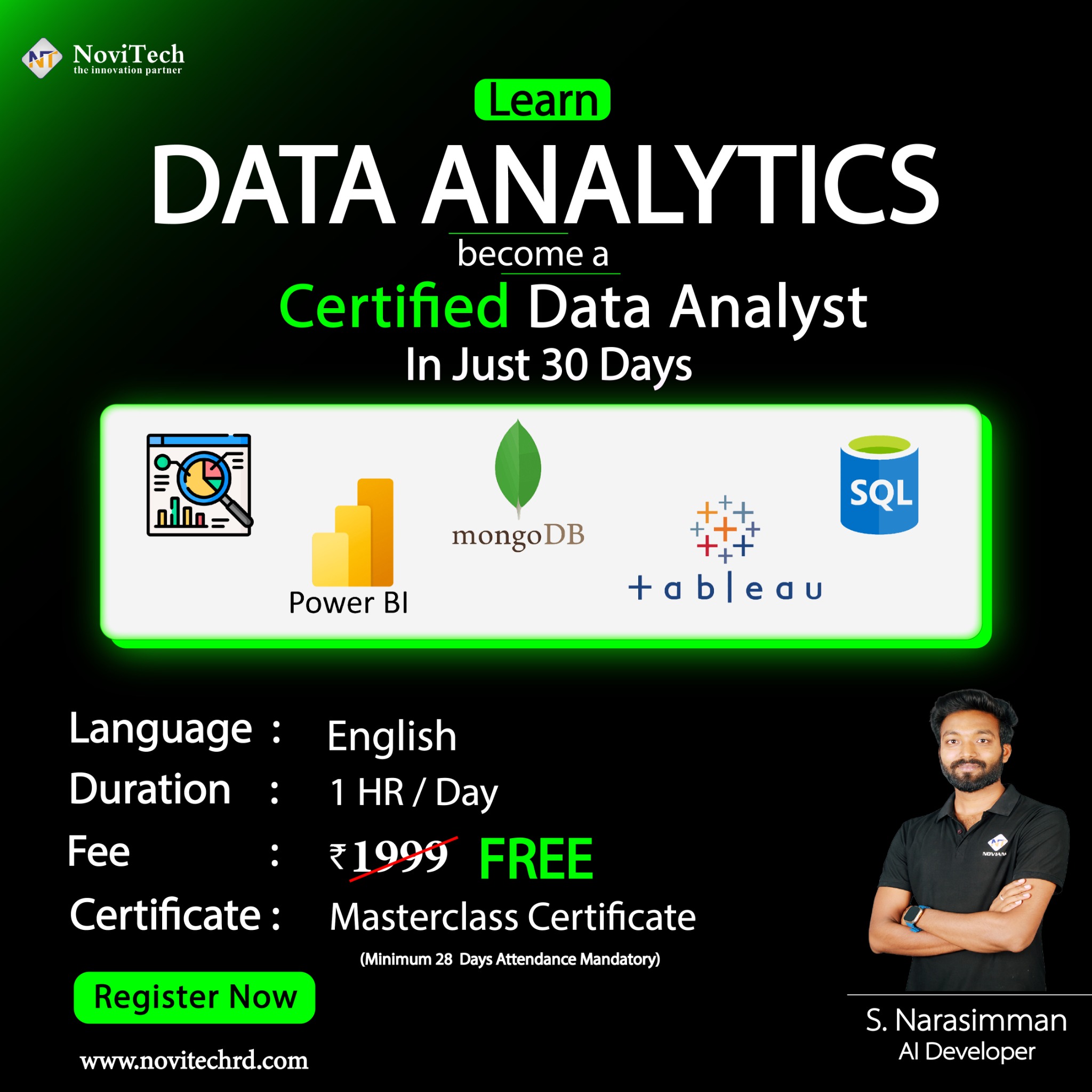 Novitech R&D Pvt Ltd Facebook ad