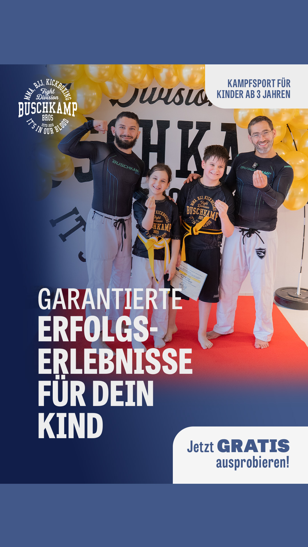 Buschkampbros Kampfsportschule Facebook ad
