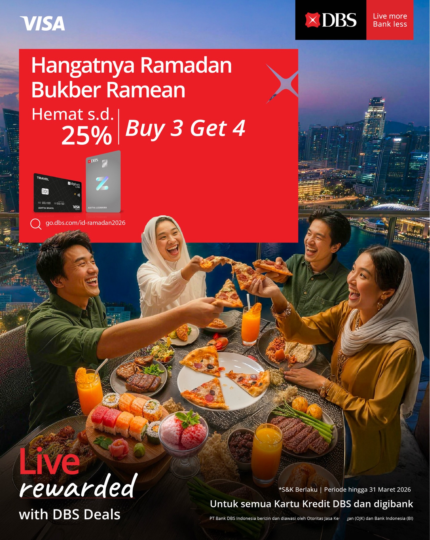 DBS digibank Indonesia Facebook ad: Momen kebersamaan di bulan Ramadan selalu terasa lebih…