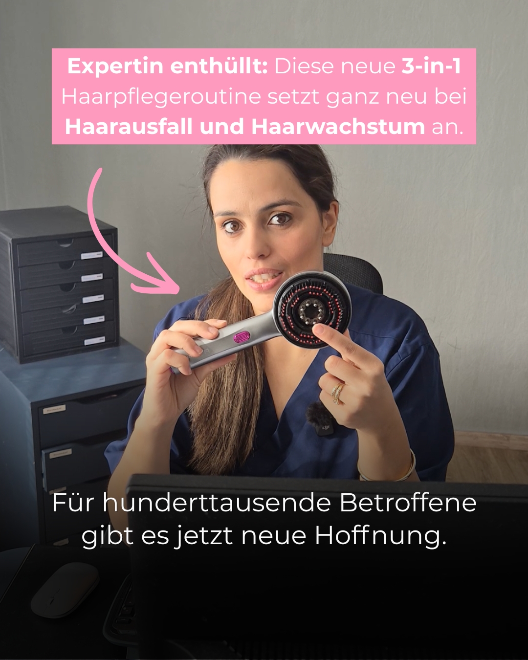 Bloomere.de Facebook ad: Die effektivste Behandlung gegen Haarausfall und für…