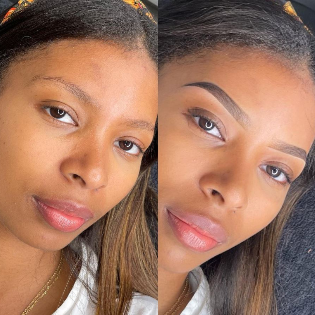 Beholding Your Beauty Facebook ad: Want your dream brows?
