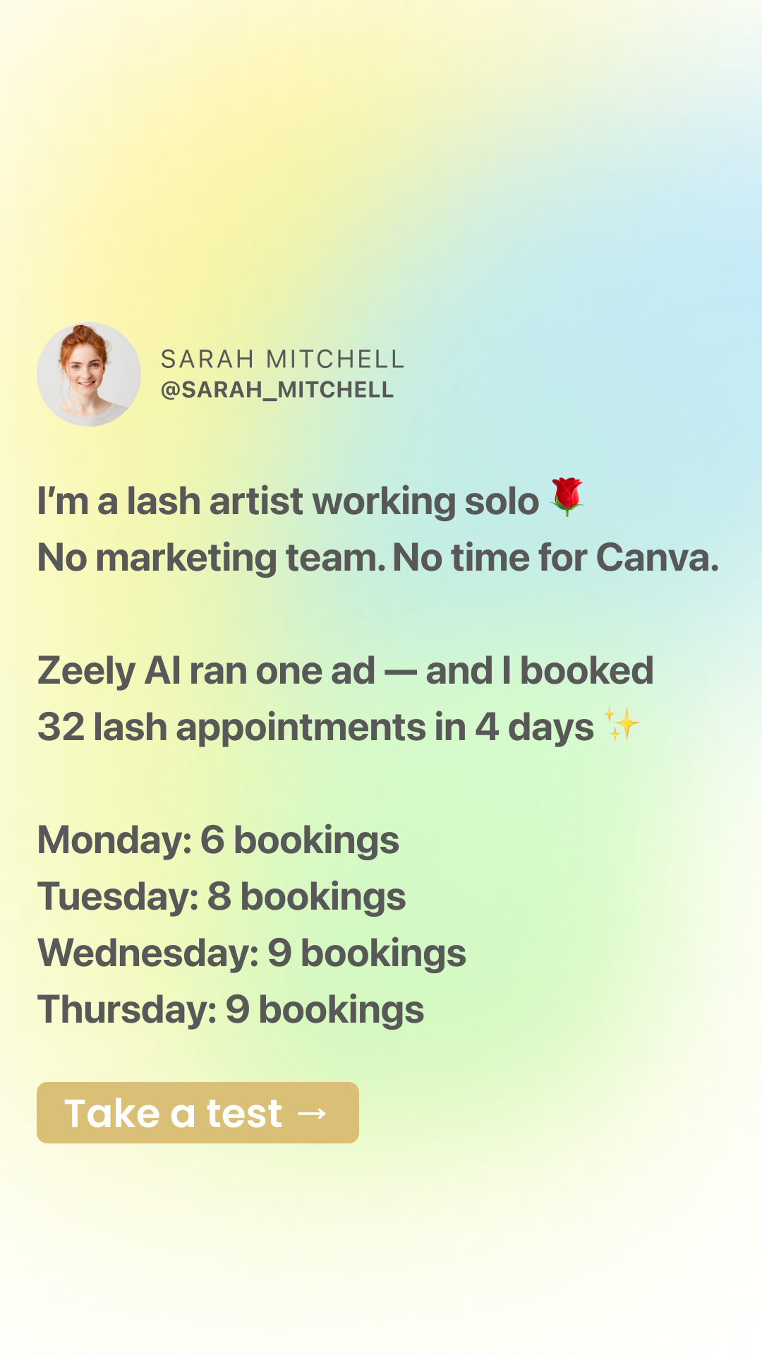 Zeely Facebook ad