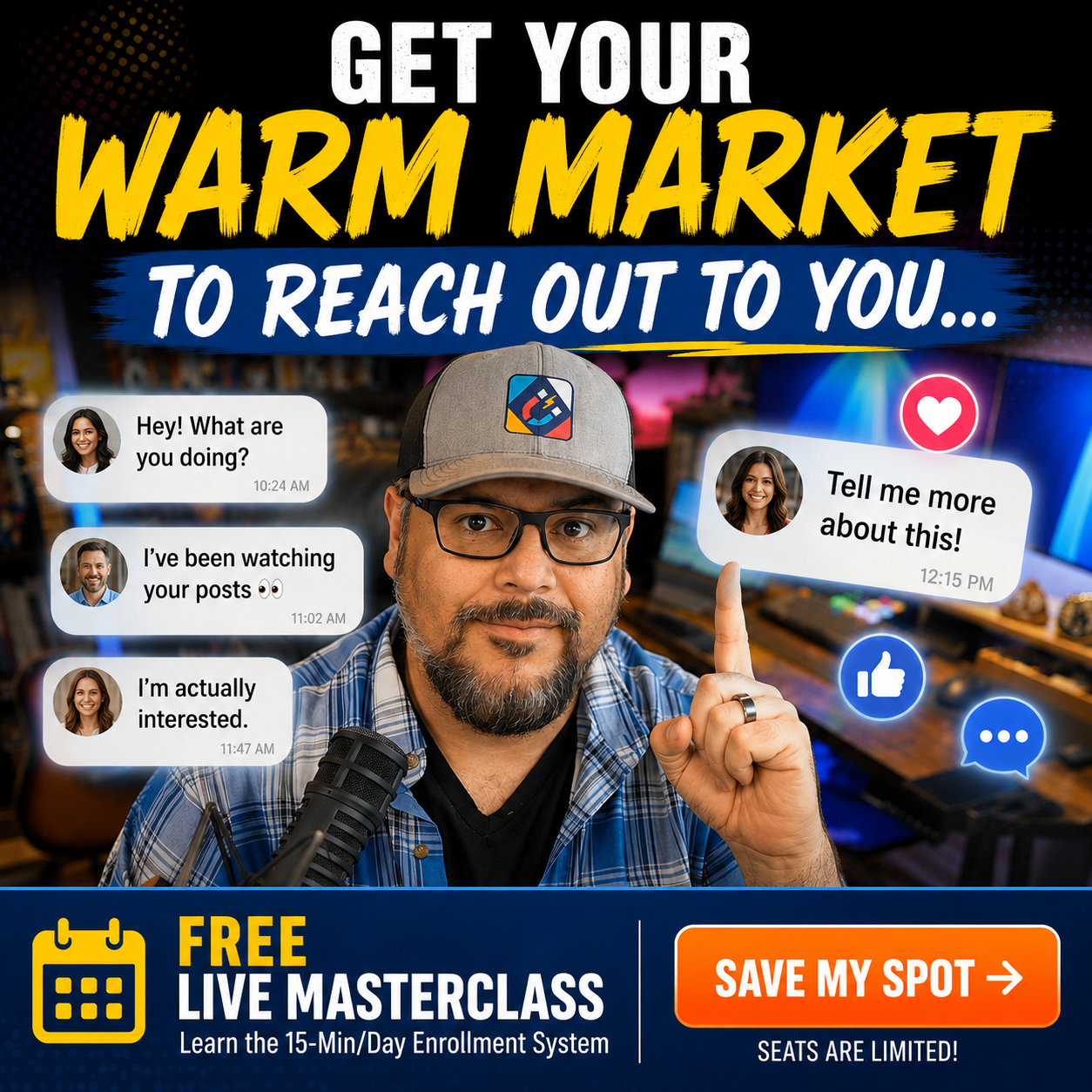 Attraction Marketing Facebook ad