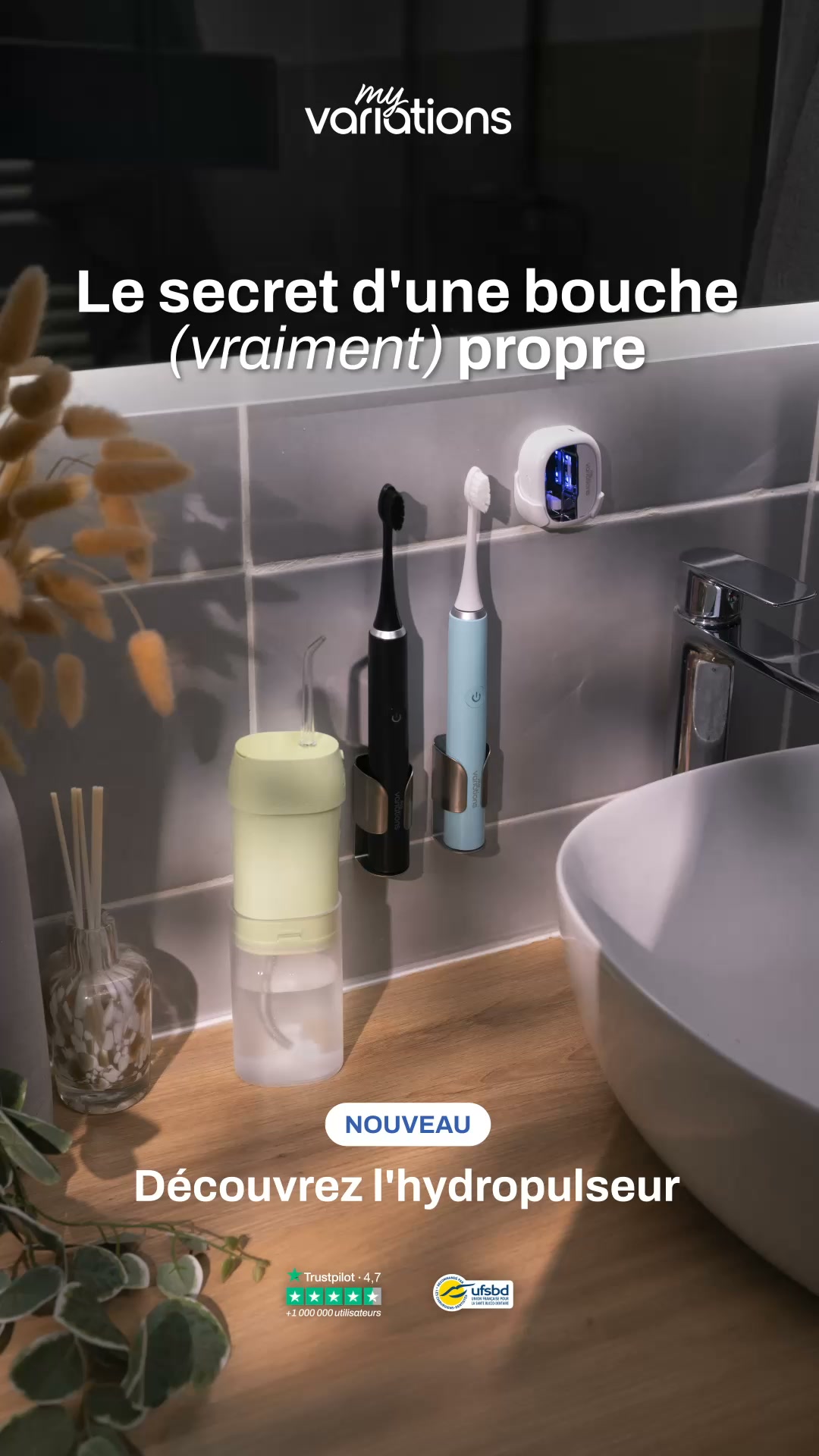 My Variations Facebook ad: L'hydropulseur MyVariations.