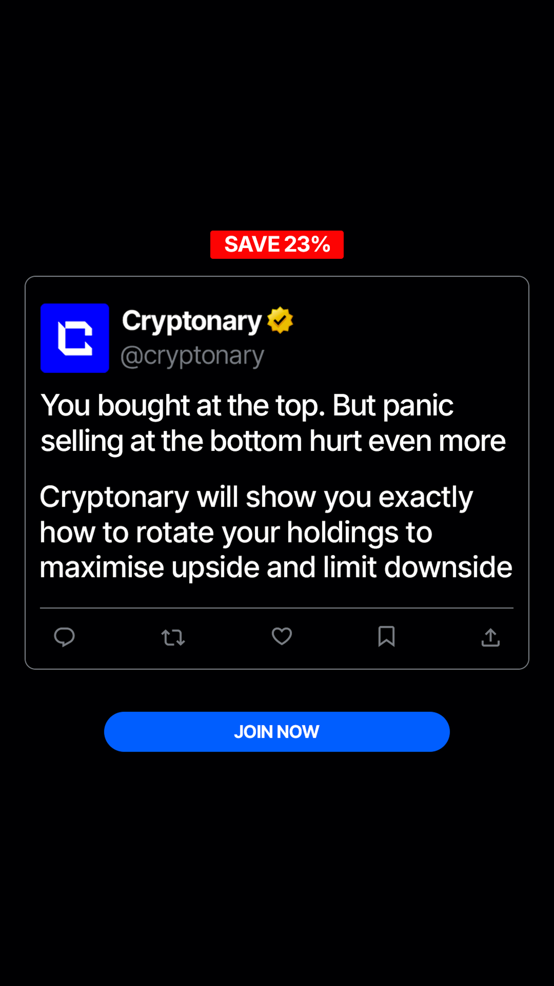 Cryptonary Facebook ad