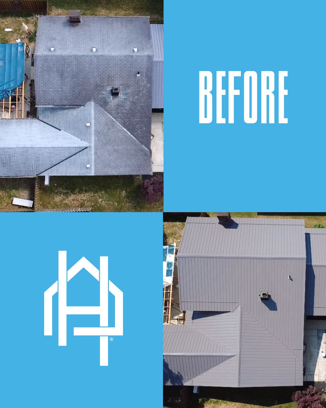 Home Genius Exteriors Facebook ad