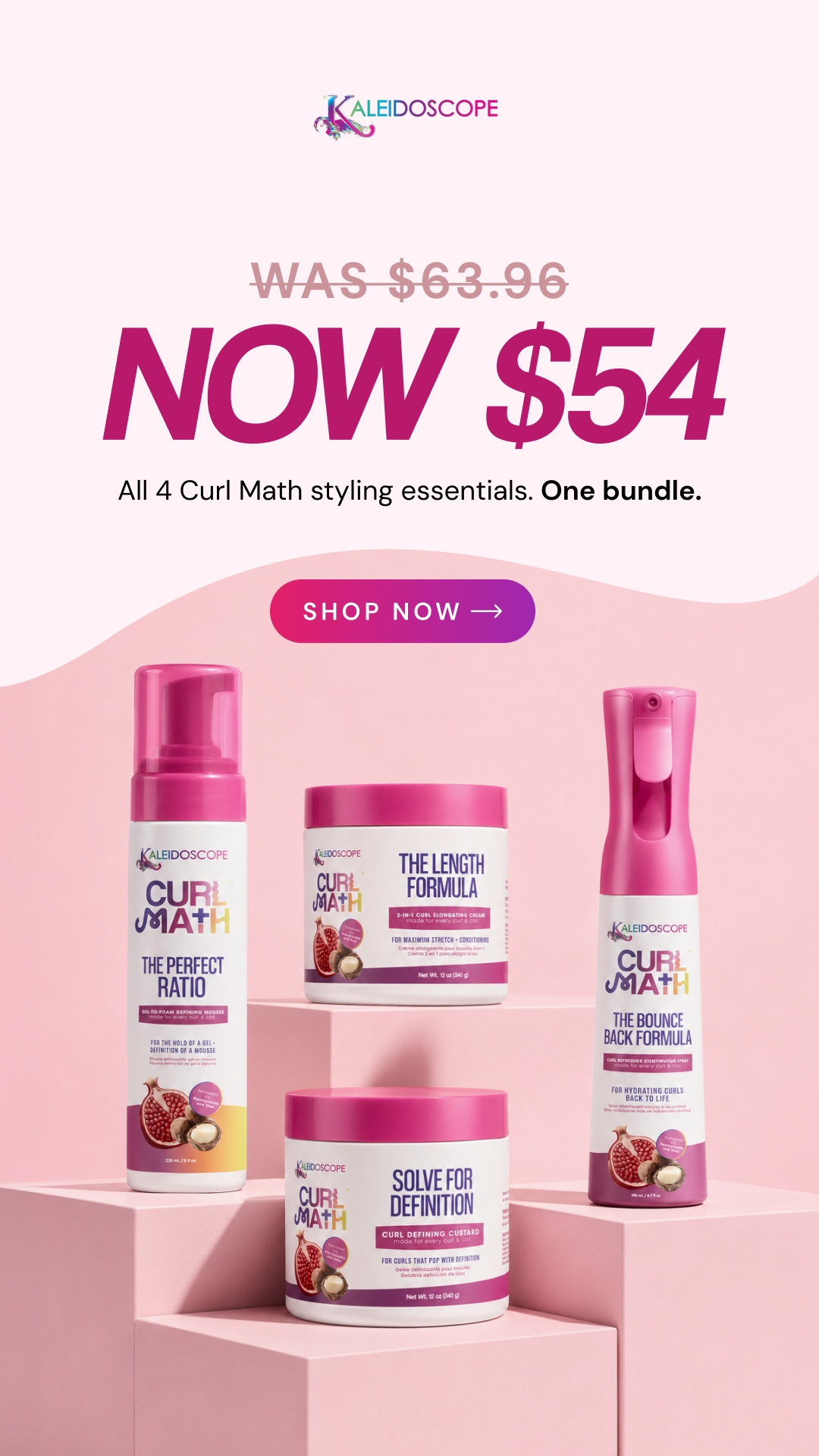 Kaleidoscope Hair Products Facebook ad