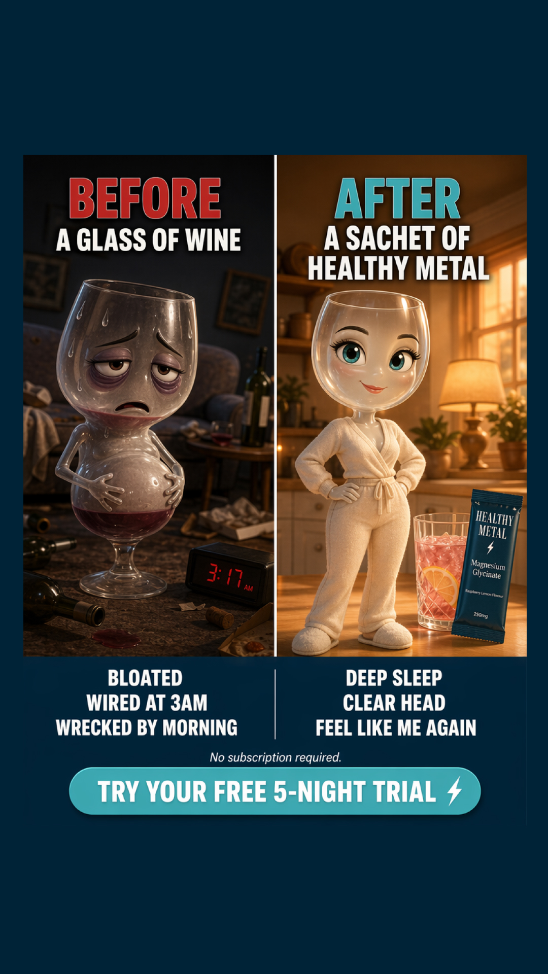 Healthy Metal Facebook ad