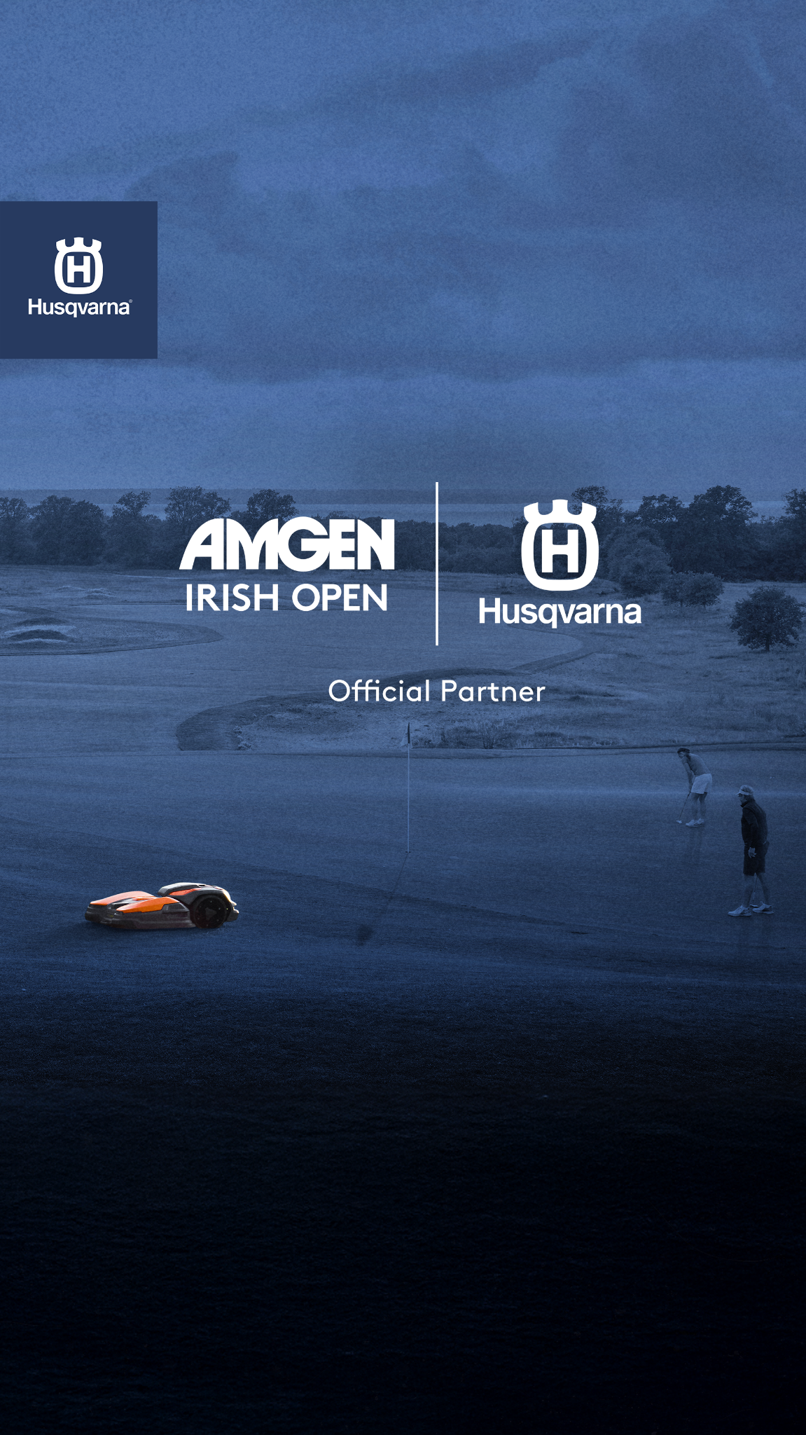 Husqvarna Facebook ad: Proud Partners of the Amgen Irish Open