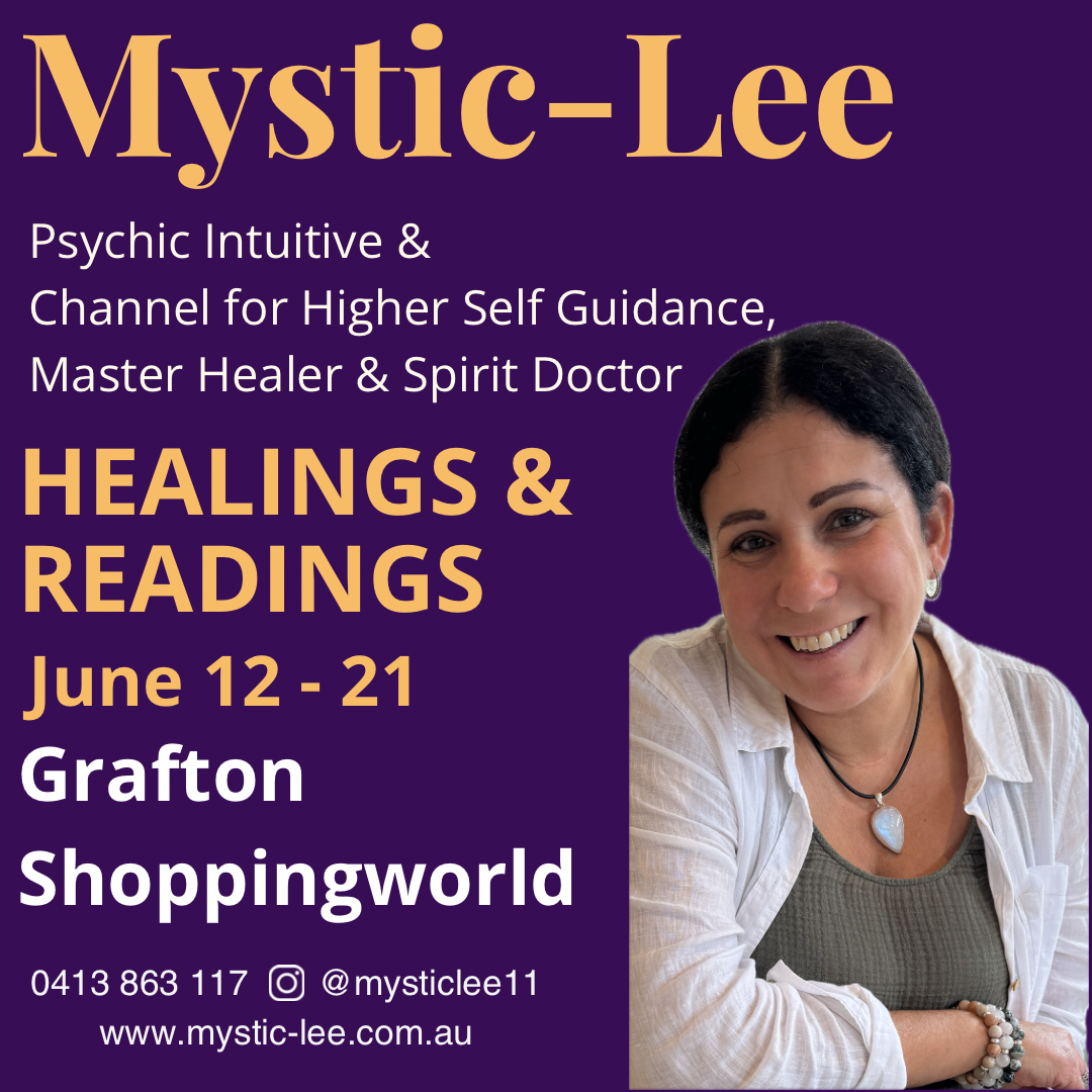 Mystic-Lee Facebook ad: Mystic-Lee LIVE at Grafton Shoppingworld - This Week Only!