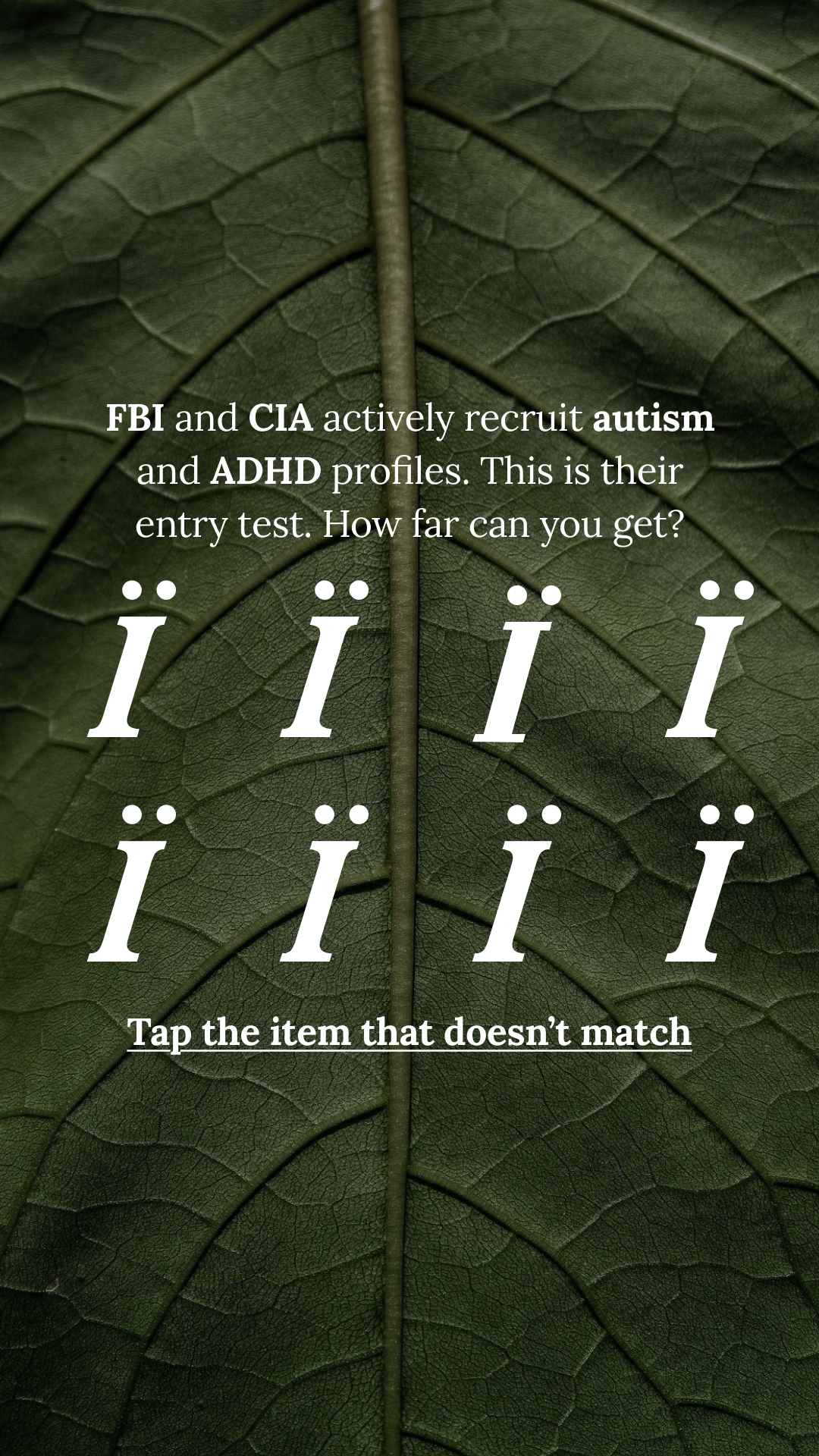 Brain Health Check Facebook ad