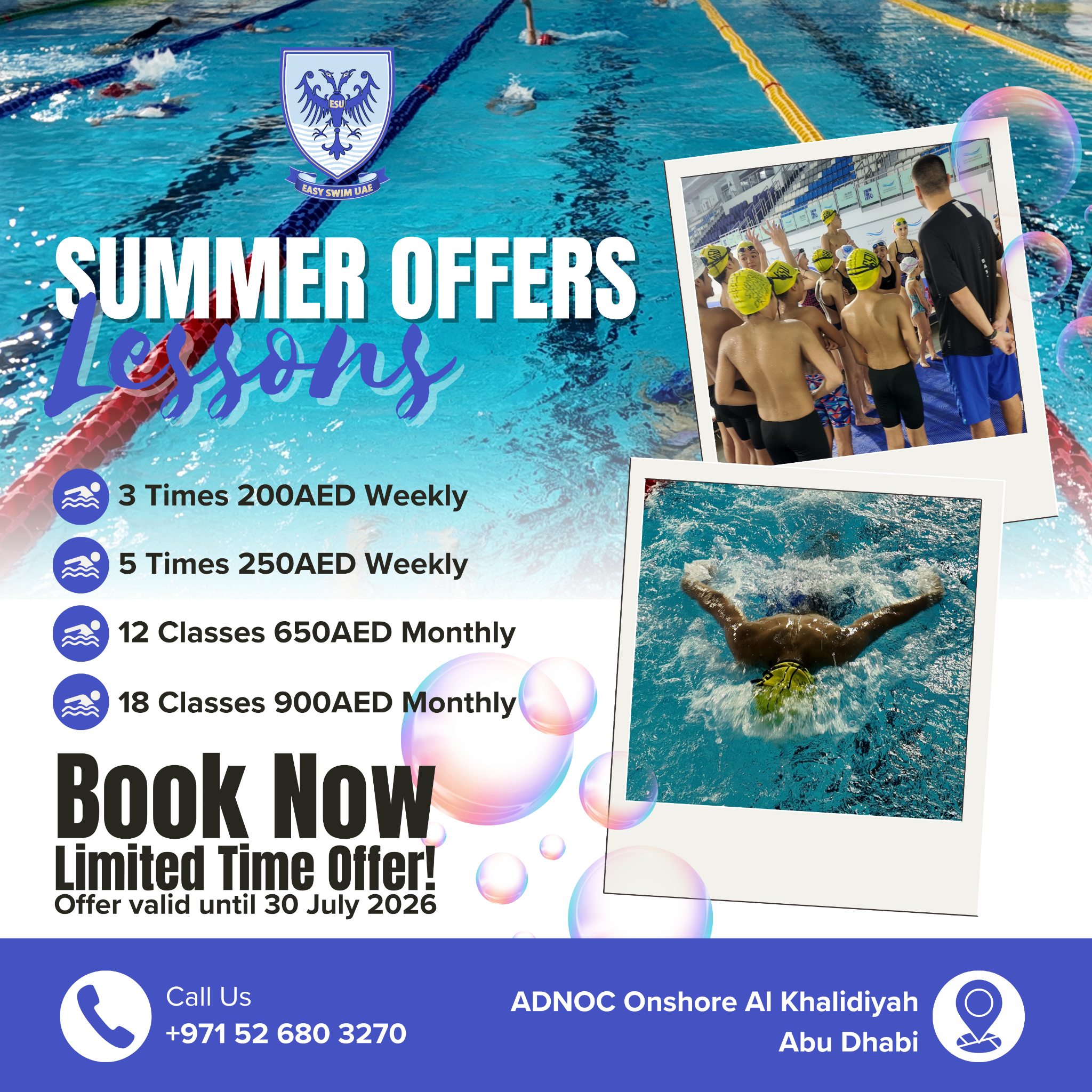Easy Swim UAE - Managed by Eazy Swim Facebook ad