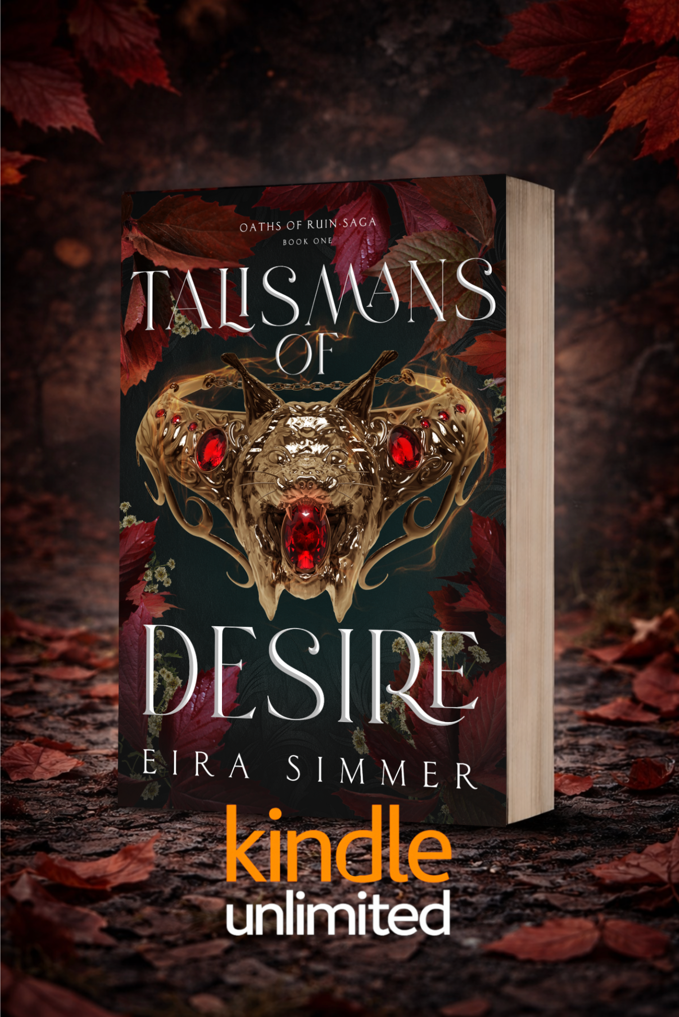 Eira Simmer - Norse & Viking Romantasy Author Facebook ad: Talismans of Desire: A Viking Fantasy Romance (Oaths of…