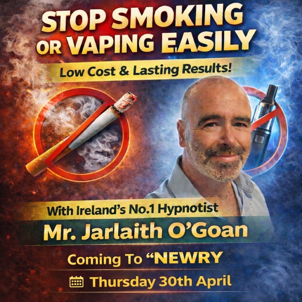 Jarlaith O'Goan Hypnotherapy Facebook ad: ๐ฆ๐ง๐ข๐ฃ ๐ฆ๐ ๐ข๐๐๐ก๐ ๐ข๐ฅ ๐ฉ๐๐ฃ๐๐ก๐ ๐๐๐ฆ๐๐๐ฌ