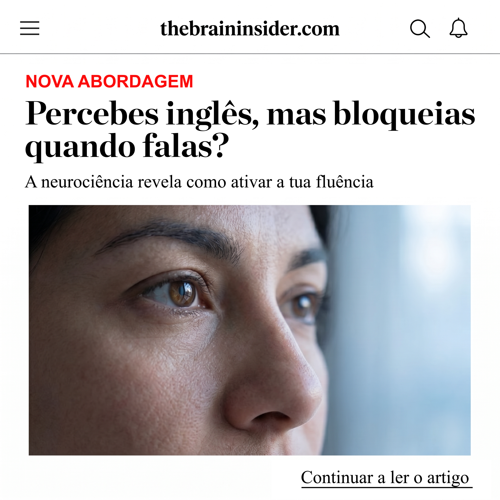 The Brain Insider Facebook ad