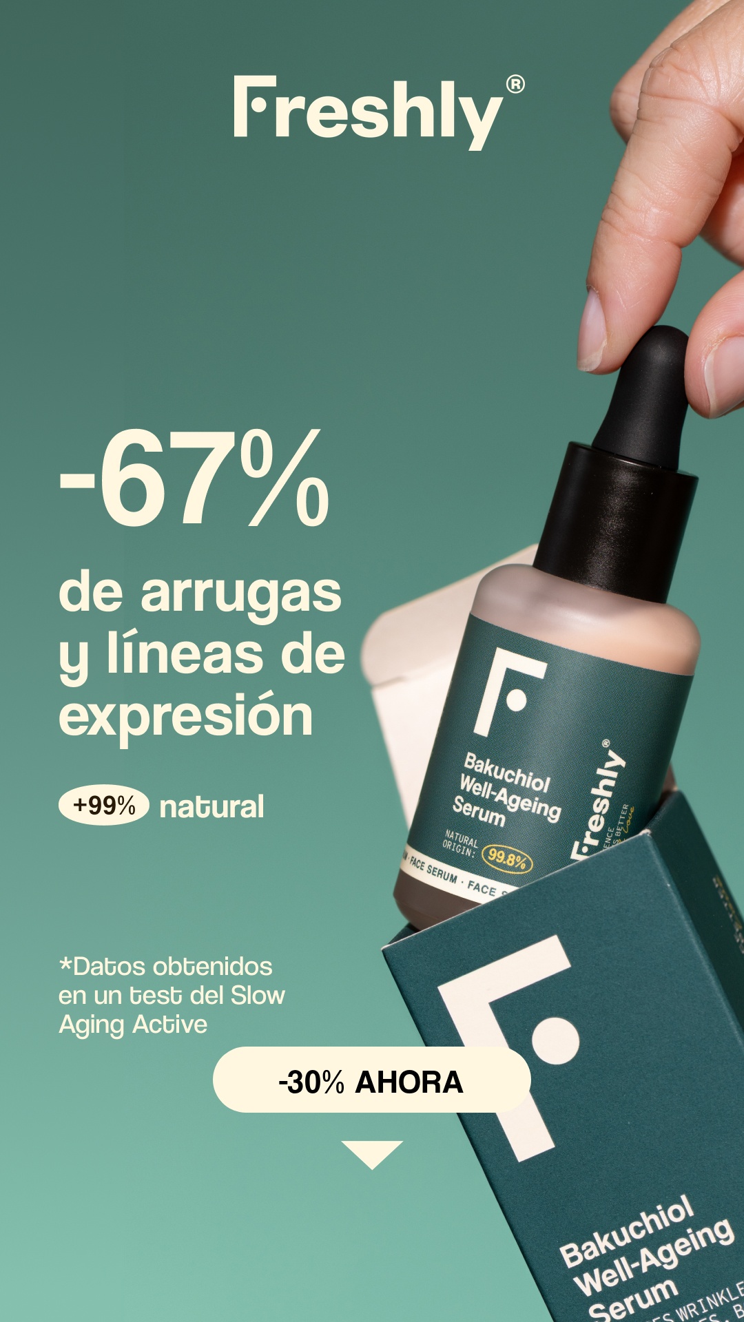 Freshly Cosmetics Facebook ad